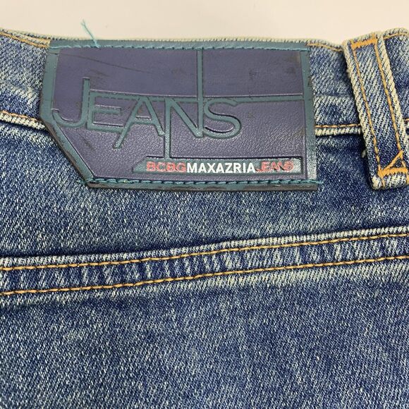 BCBG MaxAzria High Rise Wide Leg Bell Bottom Bootcut Jean Sz 11/12 - Picture 2 of 8